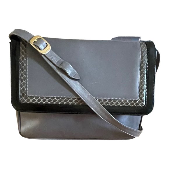 VTG Salvatore Ferragamo Leather Snakeskin Purse - Picture 10 of 16